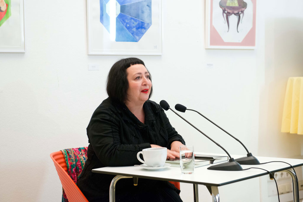 Die Lesung von Julya Rabinowich in der Galerie „ega: frauen in zentrum“