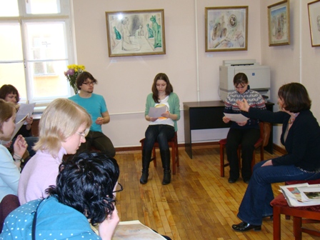 Photo 1, lecture at the Hermitage&bdquo;Watercolor, my declaration of love&ldquo;