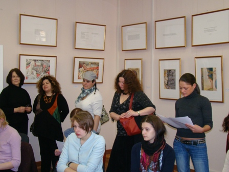 Photo 3, lecture at the Hermitage&bdquo;Watercolor, my declaration of love&ldquo;