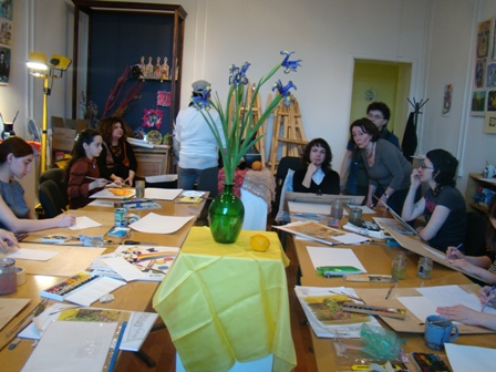 Photo 2, masterclass at  the Hermitage