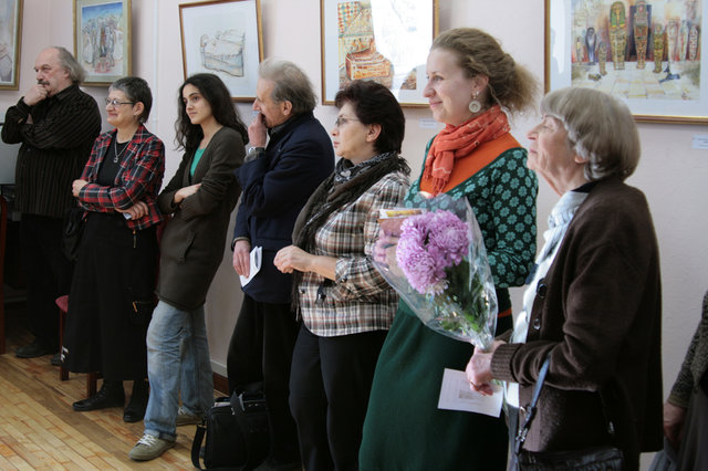 Irina Karasik, Alexander Nosow, Juliy Karasik, Natalia Kopman and others at the opening of the exhibition „Eternity“ Irina Karasik, Alexander Nosow, Juliy Karasik, Natalia Kopman and others at the opening of the exhibition „Eternity“