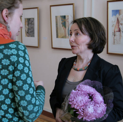 Nina Werzhbinskaja-Rabinowich, opening exhibition „Eternity“ in the Study Center of the Hermitage Nina Werzhbinskaja-Rabinowich, opening exhibition „Eternity“ in the Study Center of the Hermitage