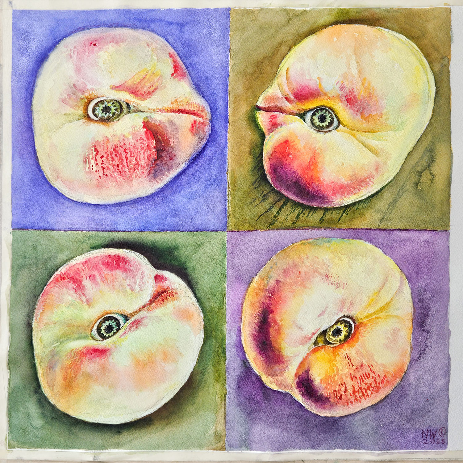 “Metamorphoses” Watercolour 60x50 cm, 2025, painter Nina Werzhbinskaja-Rabinowich “Metamorphoses” Watercolour 60x50 cm, 2025, painter Nina Werzhbinskaja-Rabinowich